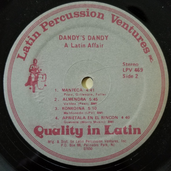Dandy's Dandy - A Latin Affair | Latin Percussion Ventures (LPV469) - 3