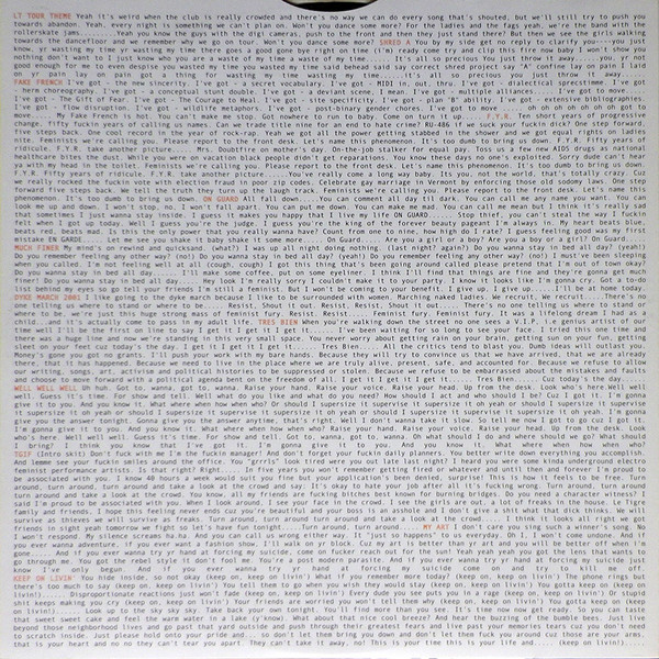 Le Tigre - Feminist Sweepstakes | Chicks On Speed Records (COSR005) - 4