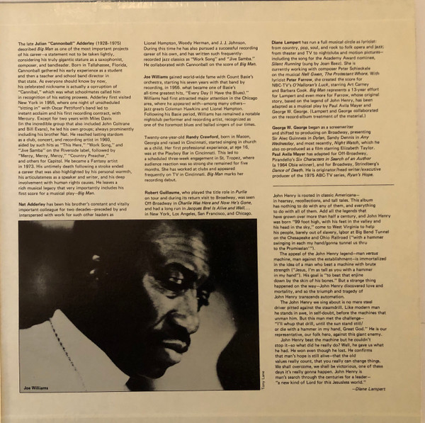 Cannonball Adderley - Big Man: The Legend Of John Henry | Fantasy (F-79006) - 4 Cannonball Adderley - Big Man: The Legend Of John Henry | Fantasy (F-79006) - 4