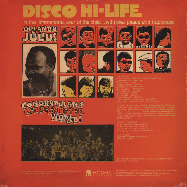 Orlando Julius - Disco Hi-Life | Hot Casa Records (HC27) - main Orlando Julius - Disco Hi-Life | Hot Casa Records (HC27) - main