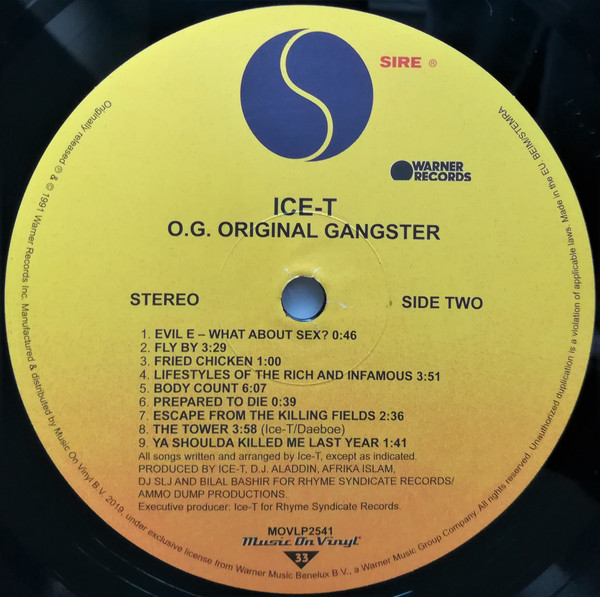 Ice-T - O.G. Original Gangster | Music On Vinyl (MOVLP2541) - 2 Ice-T - O.G. Original Gangster | Music On Vinyl (MOVLP2541) - 2