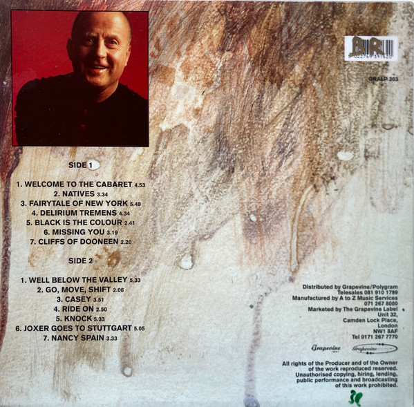 Christy Moore - At The Point Live | The Grapevine Label (GRALP 203) - 2