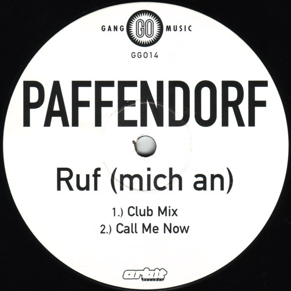 Paffendorf - Ruf (Mich An) | Gang Go Music (GG014) - main Paffendorf - Ruf (Mich An) | Gang Go Music (GG014) - main