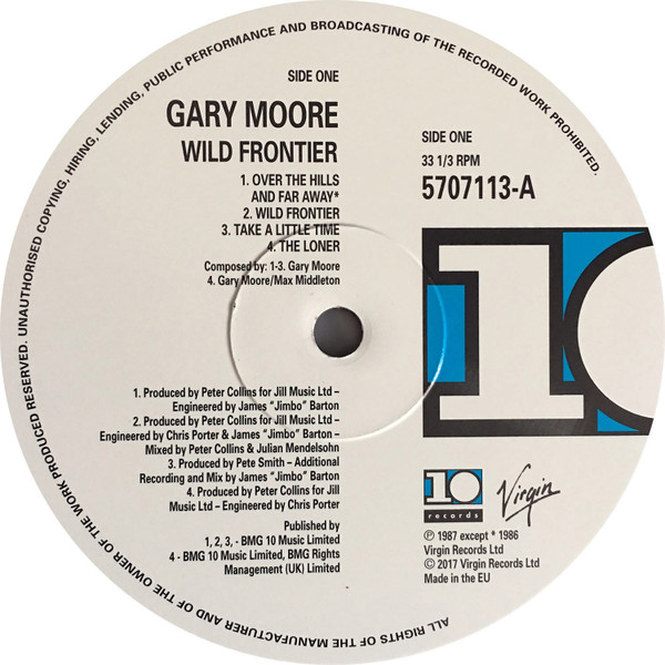 Gary Moore - Wild Frontier | Virgin (5707113) - 3