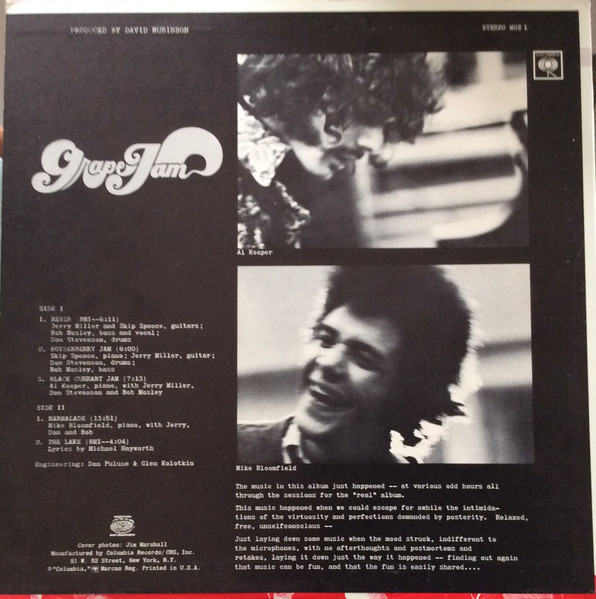 Moby Grape - Grape Jam | Columbia (MGS 1) - 2