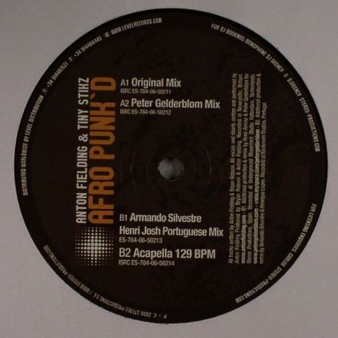 Anton Fielding & Tiny Stikz - Afro Punk'd | Solar Recordings (SOLAR021)