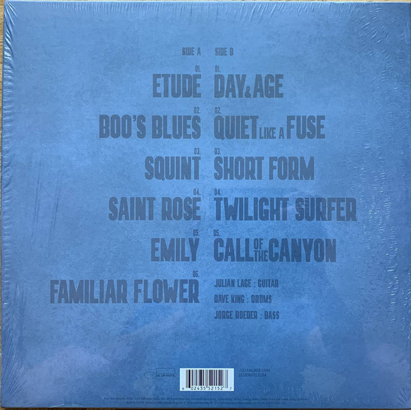Julian Lage - Squint | Blue Note (602435521527) - 2 Julian Lage - Squint | Blue Note (602435521527) - 2