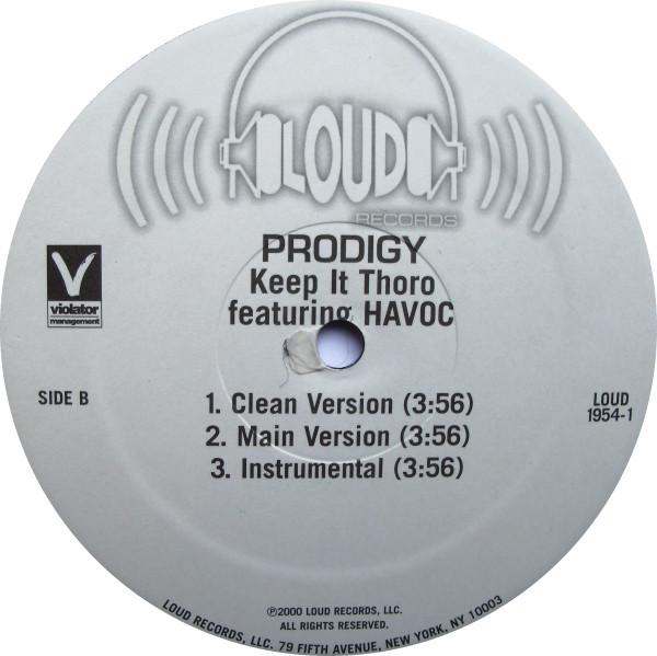 Prodigy - Keep It Thoro | Loud Records (LOUD 1954-1) - 4 Prodigy - Keep It Thoro | Loud Records (LOUD 1954-1) - 4