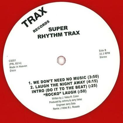 Jesse Velez - Super Rhythm Trax | Trax Records (CS001) - 2 Jesse Velez - Super Rhythm Trax | Trax Records (CS001) - 2