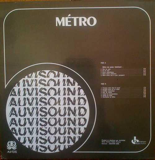 Various - Métro-Underground | Auvidis (AV 4176)
