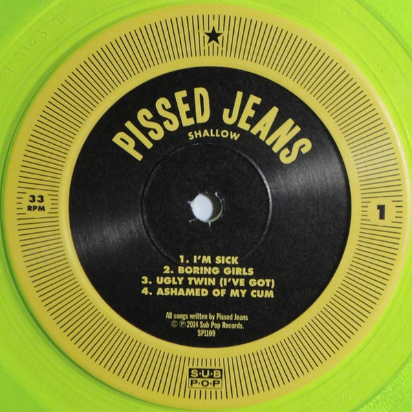 Pissed Jeans - Shallow | Sub Pop (SP 1109) - 3