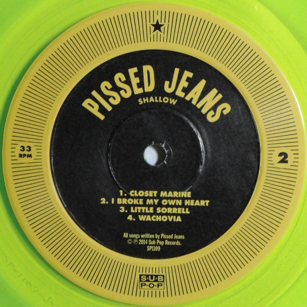 Pissed Jeans - Shallow | Sub Pop (SP 1109) - 4