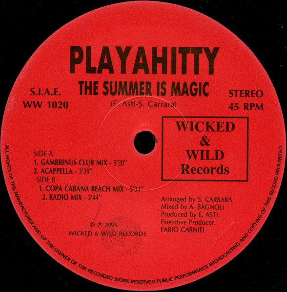 Playahitty - The Summer Is Magic | Wicked & Wild Records (WW 1020) - 3 Playahitty - The Summer Is Magic | Wicked & Wild Records (WW 1020) - 3