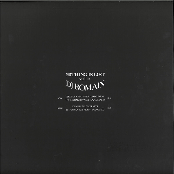 DJ Romain - Nothing Is Lost Vol 1 | Nothing Is Lost (WOLFNIL001) - 2 DJ Romain - Nothing Is Lost Vol 1 | Nothing Is Lost (WOLFNIL001) - 2
