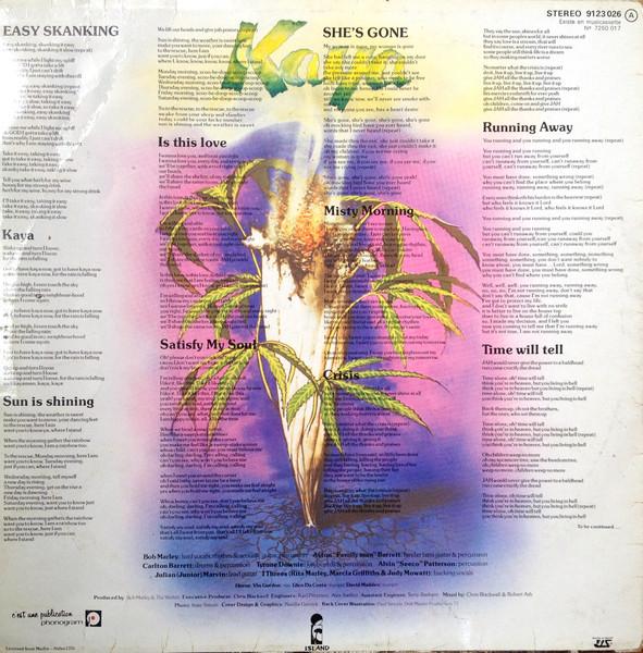 Bob Marley & The Wailers - Kaya | Island Records (9123 026) - 2 Bob Marley & The Wailers - Kaya | Island Records (9123 026) - 2