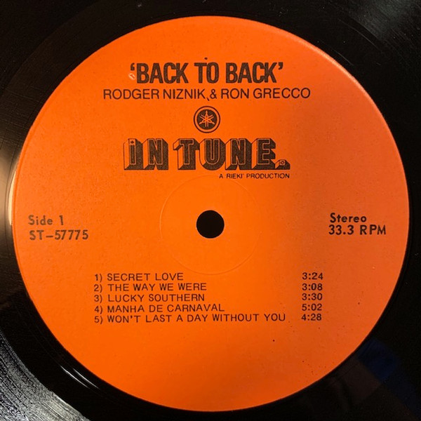 Rodger Niznik And Ron Grecco - Back To Back | Yamaha (ST-57775) - 3 Rodger Niznik And Ron Grecco - Back To Back | Yamaha (ST-57775) - 3