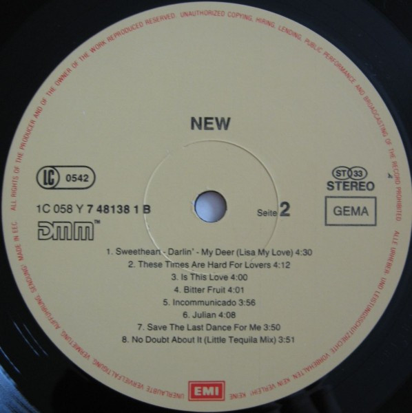 Various - New | EMI (1C 058 Y 7 48138 1 DMM) - 4 Various - New | EMI (1C 058 Y 7 48138 1 DMM) - 4