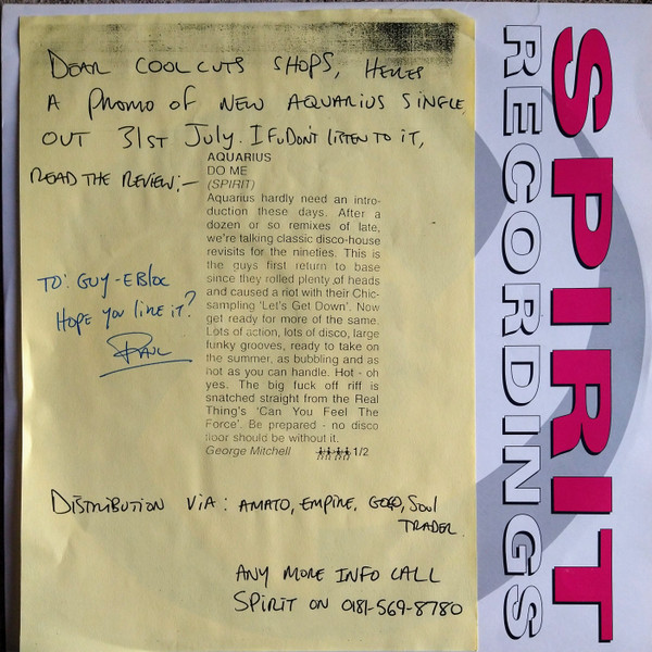 Aquarius - Do Me (Forced Mix) | Spirit Recordings (VOND 7) - 4 Aquarius - Do Me (Forced Mix) | Spirit Recordings (VOND 7) - 4