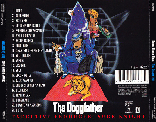 Snoop Dogg - Tha Doggfather | Interscope Records (IND-90038) - 2 Snoop Dogg - Tha Doggfather | Interscope Records (IND-90038) - 2