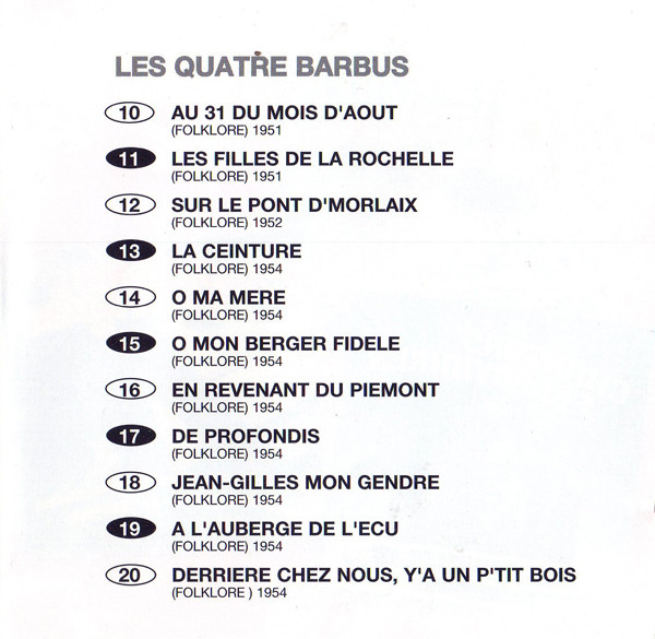 Les Frères Jacques - Les Quatre Barbus - Chansons Paillardes | The Intense Music (231080-205) - 4 Les Frères Jacques - Les Quatre Barbus - Chansons Paillardes | The Intense Music (231080-205) - 4