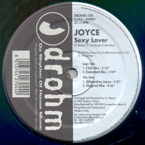 Nicky Joyce - Sexy Lover | Drohm (DROHM 104) - 2 Nicky Joyce - Sexy Lover | Drohm (DROHM 104) - 2