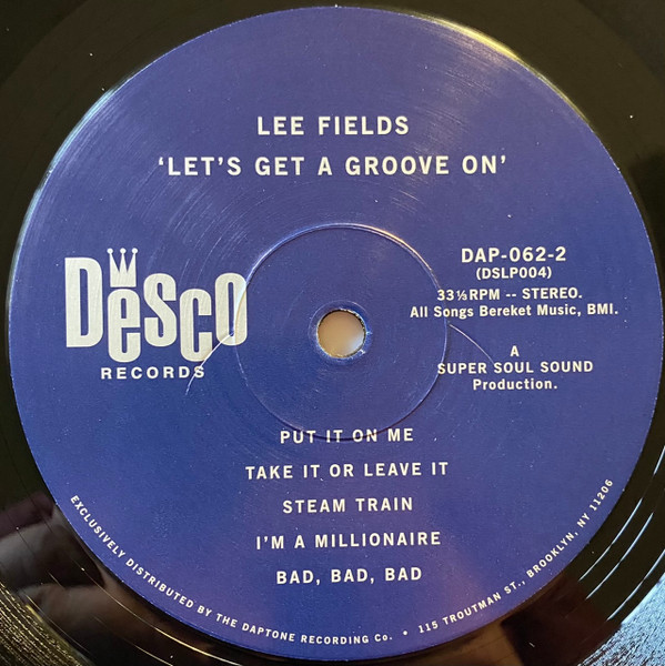 Lee Fields - Let's Get A Groove On | Desco Records (DSLP-004) - 2 Lee Fields - Let's Get A Groove On | Desco Records (DSLP-004) - 2