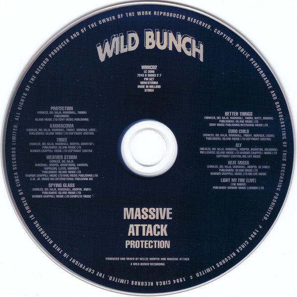 Massive Attack - Protection | Wild Bunch Records (wbrcd2) - 3