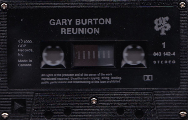 Gary Burton - Reunion | GRP (843 142-4) - 3 Gary Burton - Reunion | GRP (843 142-4) - 3