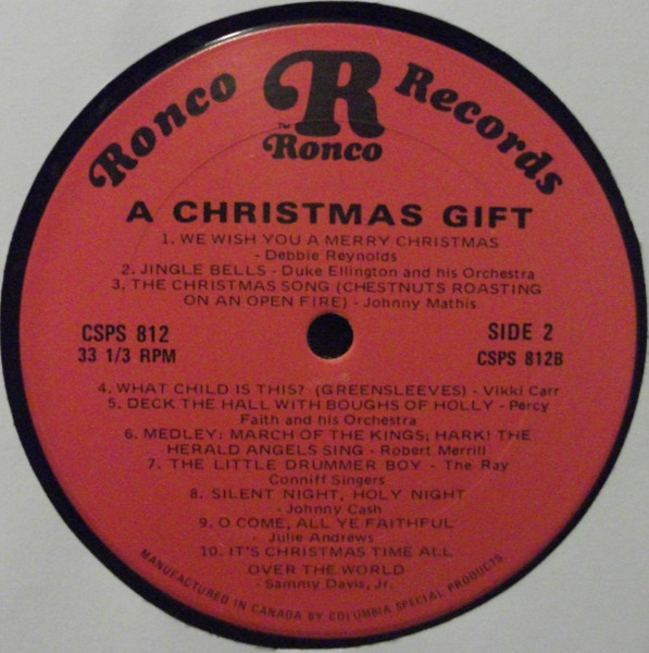 Various - A Christmas Gift | Ronco (CSPS 812) - 4