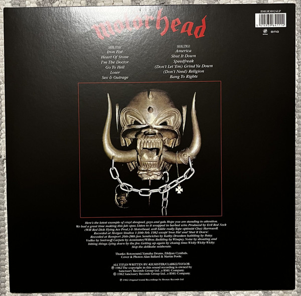 Motörhead - Iron Fist | Bronze (BMGRM024LP) - 2 Motörhead - Iron Fist | Bronze (BMGRM024LP) - 2