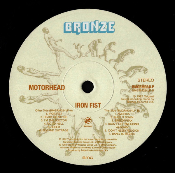 Motörhead - Iron Fist | Bronze (BMGRM024LP) - 4 Motörhead - Iron Fist | Bronze (BMGRM024LP) - 4