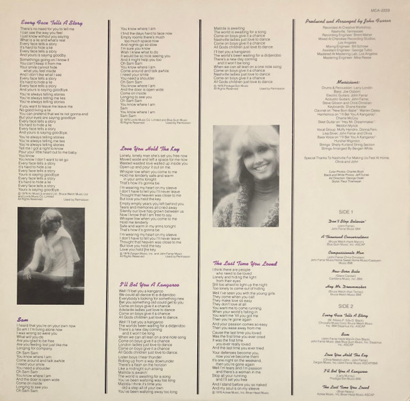 Olivia Newton-John - Don't Stop Believin' | MCA Records (MCA-2223) - 4