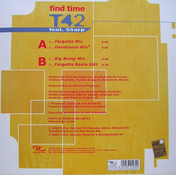 T42 Feat. Sharp - Find Time | No Colors (NC 22567-0103/0) - 2 T42 Feat. Sharp - Find Time | No Colors (NC 22567-0103/0) - 2