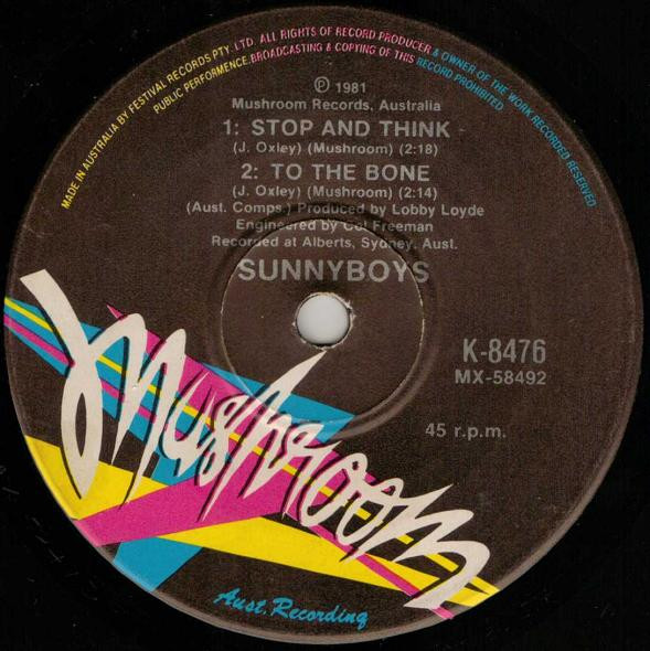 Sunnyboys - Alone With You | Mushroom (K-8476) - 4 Sunnyboys - Alone With You | Mushroom (K-8476) - 4