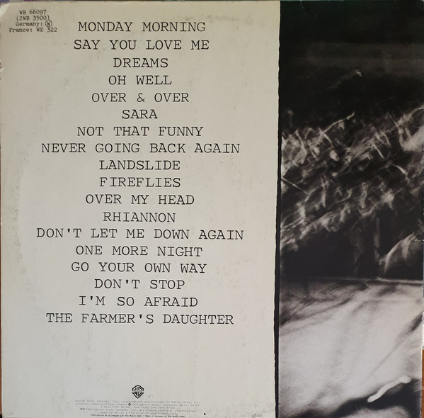 Fleetwood Mac - Fleetwood Mac Live | Warner Bros. Records (WB 66097) - 3 Fleetwood Mac - Fleetwood Mac Live | Warner Bros. Records (WB 66097) - 3