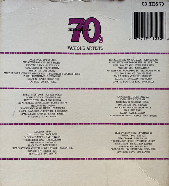 Various - Hits Of The 70's CD | EMI (CD HITS 70) - 2