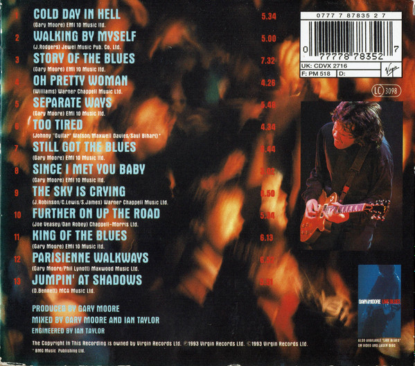 Gary Moore - Blues Alive | Virgin (CDVX 2716) - 2 Gary Moore - Blues Alive | Virgin (CDVX 2716) - 2