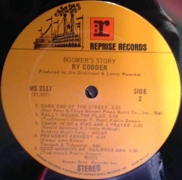 Ry Cooder - Boomer's Story | Reprise Records (MS 2117) - 4 Ry Cooder - Boomer's Story | Reprise Records (MS 2117) - 4