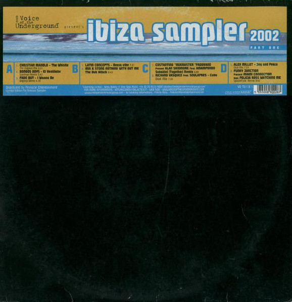 Various - Ibiza Sampler 2002 Part One | V.O.T.U. Records (Voice Of The Underground Records) (VO TU IB 1)