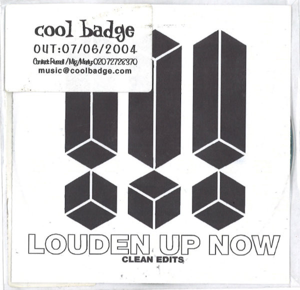 !!! - Louden Up Now (Clean Edits) | Warp Records (WARPCD121P) - main