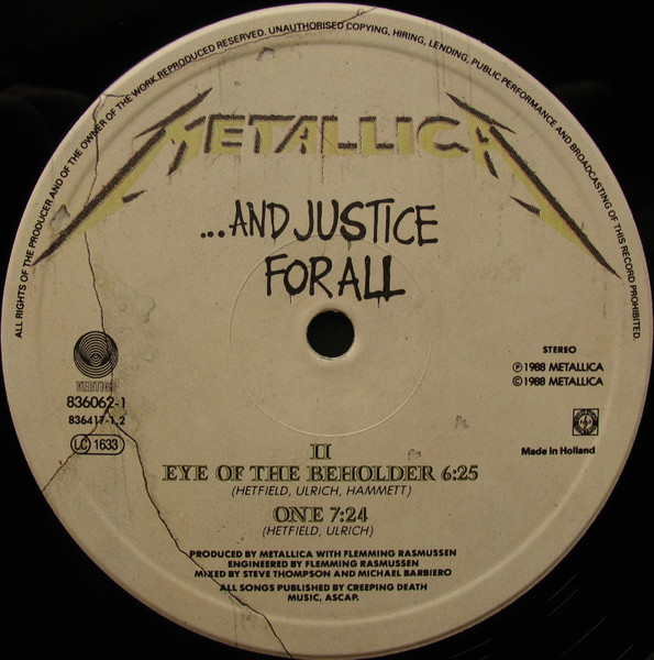 Metallica - ...And Justice For All | Vertigo (836062-1) - 4