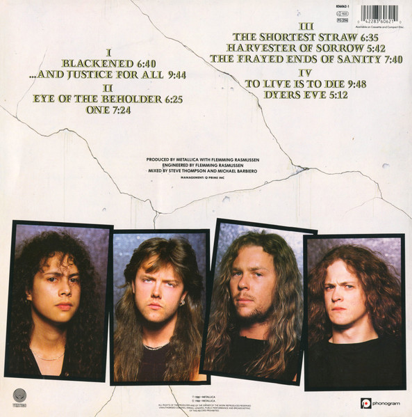 Metallica - ...And Justice For All | Vertigo (836062-1) - 2