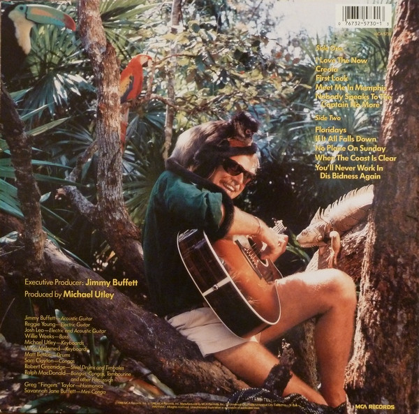 Jimmy Buffett - Floridays | MCA Records (MCA-5730) - 2