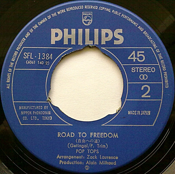 The Pop Tops - Mamy Blue | Philips (SFL-1384) - 4