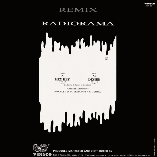 Radiorama - Hey Hey | Vidisco (MX 135) - 2