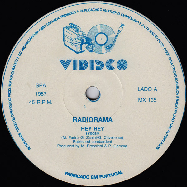 Radiorama - Hey Hey | Vidisco (MX 135) - 3