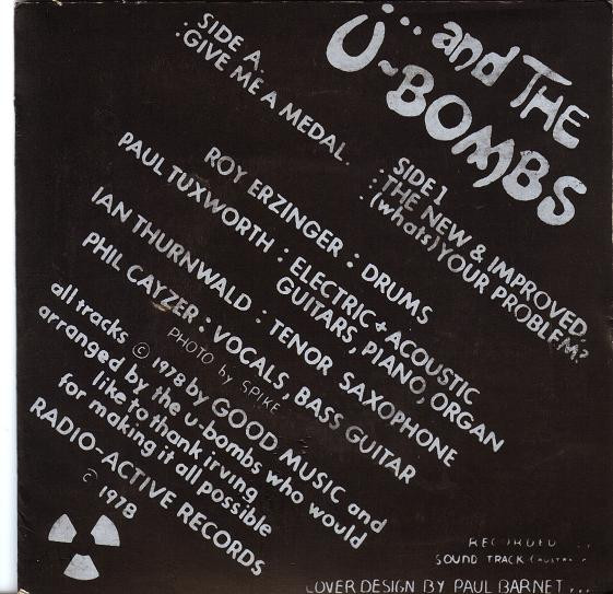 Irving And The U-Bombs - Give Me A Medal | Radio-Active Records (PRS-2584) - 2 Irving And The U-Bombs - Give Me A Medal | Radio-Active Records (PRS-2584) - 2