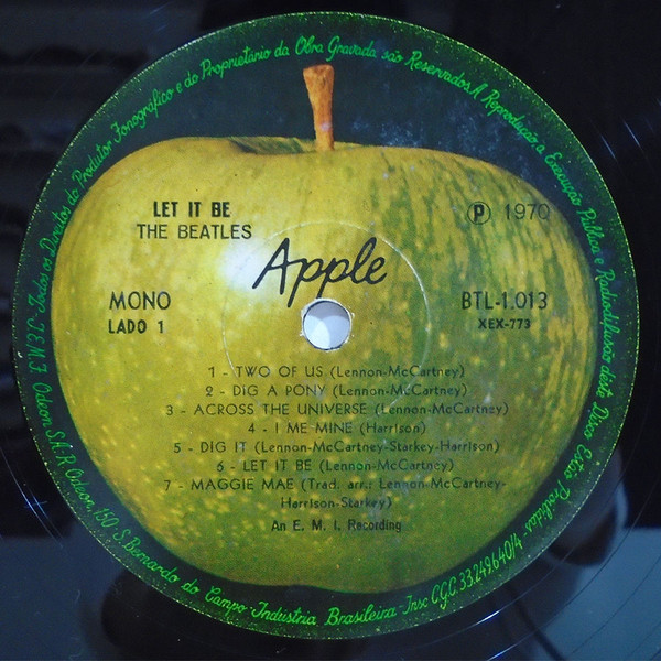 The Beatles - Let It Be | Apple Records (BTL 1013) - 2