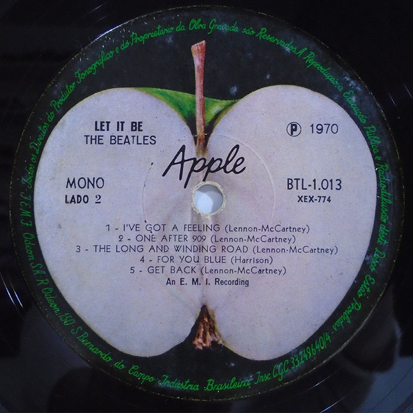 The Beatles - Let It Be | Apple Records (BTL 1013) - 3