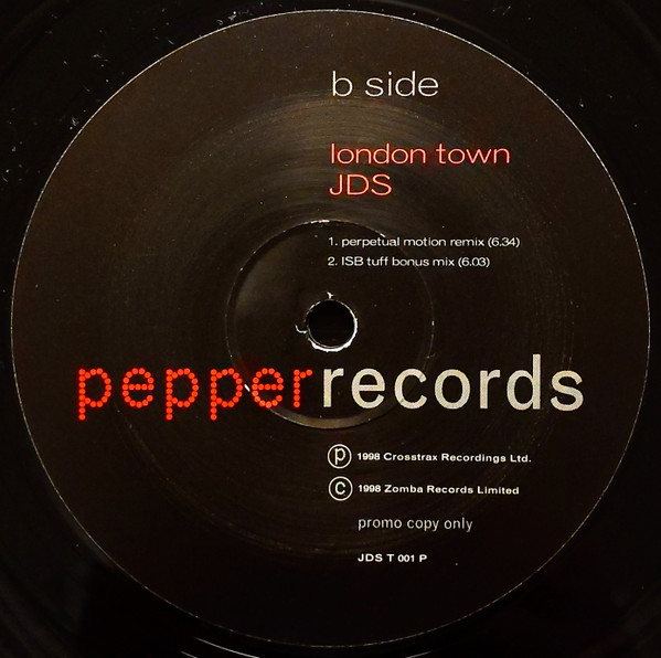JDS - London Town | Pepper Records (JDS T 001 P) - 2 JDS - London Town | Pepper Records (JDS T 001 P) - 2
